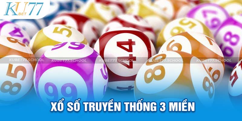 XSKT truyền thống 3 miền là sản phẩm được KU xổ số đầu tư lớn 