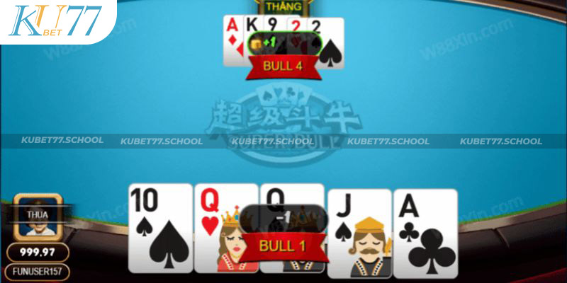 Game đối kháng Kubet77 bull bull 